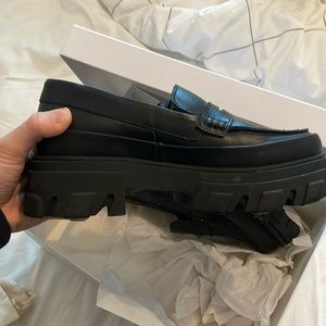 Ganni platform loafers